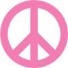 Peace T-shirts - Pink Symbol