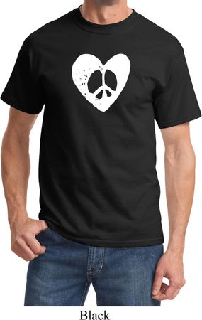 Peace Tee Hippie Heart Peace Shirt