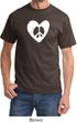 Peace Tee Hippie Heart Peace Shirt