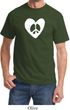 Peace Tee Hippie Heart Peace Shirt