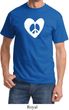 Peace Tee Hippie Heart Peace Shirt