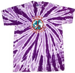 Peace Tie Dye Shirt Come Together Purple Twist Tie Dye Tee Peace Tie Dye Shirt Come Together Purple Twist Tie Dye Tee