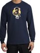 PENGUIN POWER Athletic Gym Workout Adult Long Sleeve T-shirt - Navy