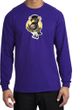 PENGUIN POWER Athletic Gym Workout Adult Long Sleeve T-shirt - Purple