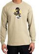 PENGUIN POWER Athletic Gym Workout Adult Long Sleeve T-shirt - Sand
