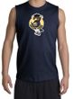 PENGUIN POWER Athletic Gym Workout Adult Muscle Shirt Shooter - Navy