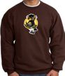 PENGUIN POWER Athletic Gym Workout Adult Sweatshirt - Brown