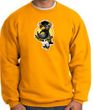 PENGUIN POWER Athletic Gym Workout Adult Sweatshirt - Gold