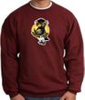 PENGUIN POWER Athletic Gym Workout Adult Sweatshirt - Maroon