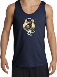 PENGUIN POWER Athletic Gym Workout Adult Tanktop - Navy