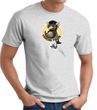 PENGUIN POWER Athletic Gym Workout T-shirt - Ash