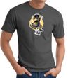 PENGUIN POWER Athletic Gym Workout T-shirt - Charcoal