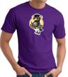 PENGUIN POWER Athletic Gym Workout T-shirt - Purple