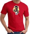 PENGUIN POWER Athletic Gym Workout T-shirt - Red