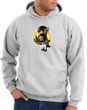 Penguin Power Hoodie Athletic Gym Workout Hoody Ash