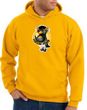 Penguin Power Hoodie Athletic Gym Workout Hoody Gold