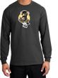Penguin Power Shirt Athletic Gym Workout Long Sleeve Shirt Charcoal