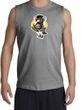 Penguin Power Shirt Athletic Gym Workout Muscle Shirt Sports Grey