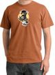 Penguin Power Shirt Athletic Gym Workout Pigment Dyed Tee Burnt Orange