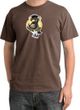 Penguin Power Shirt Athletic Gym Workout Pigment Dyed Tee Chestnut