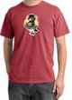 Penguin Power Shirt Athletic Gym Workout Pigment Dyed Tee Dashing Red