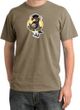 Penguin Power Shirt Athletic Gym Workout Pigment Dyed Tee Sandstone