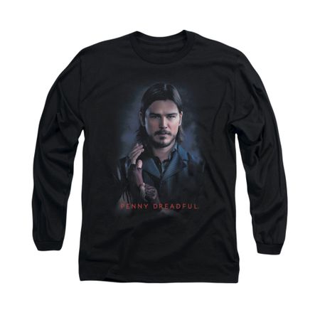 Penny Dreadful Shirt Ethan Long Sleeve Black Tee T-Shirt