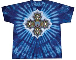 PHIL'S MANDALA Adult Tie Dye Rock T-shirt