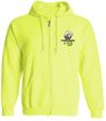 High Visibility Pickleball Hooded Sweatshirt with Zipper