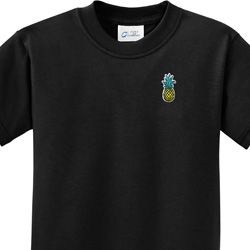 Pineapple Patch Pocket Print Kids Shirts