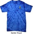 Pineapple Patch Pocket Print Spider Tie Dye Shirt