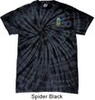 Pineapple Patch Pocket Print Spider Tie Dye Shirt