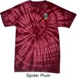 Pineapple Patch Pocket Print Spider Tie Dye Shirt