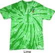 Pineapple Patch Pocket Print Twist Tie Dye Shirt