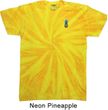Pineapple Patch Pocket Print Twist Tie Dye Shirt