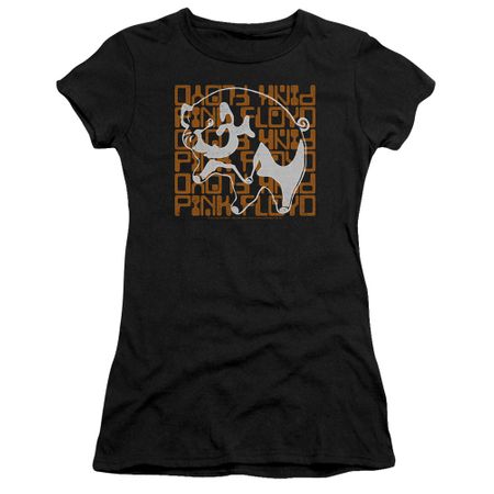 Pink Floyd Juniors Shirt Pig Black T-Shirt