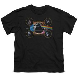 Pink Floyd Kids Shirt Dark Side Heads Black T-Shirt