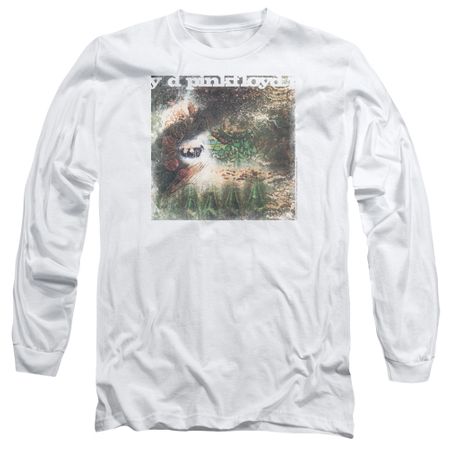 Pink Floyd Long Sleeve Shirt Saucerful Of Secrets White Tee T-Shirt