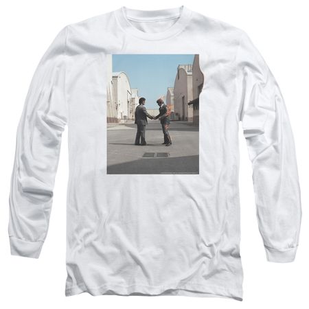 Pink Floyd Long Sleeve Shirt Wish You Were Here White Tee T-Shirt