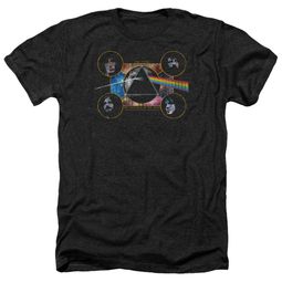 Pink Floyd Shirt Dark Side Heads Heather Black T-Shirt