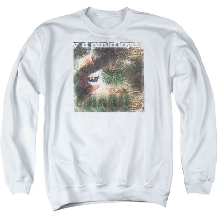 Pink Floyd Sweatshirt Saucerful Of Secrets Adult White Sweat Shirt