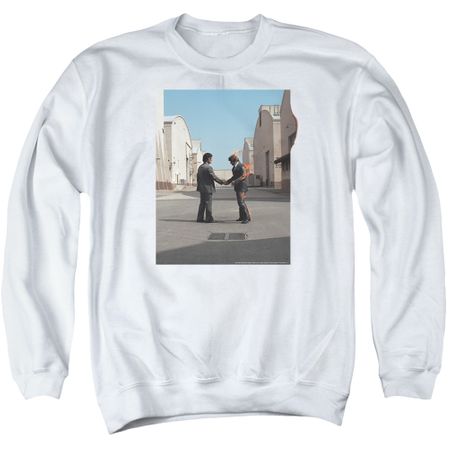 Pink Floyd Sweatshirt Wish You Were Here Adult White Sweat Shirt