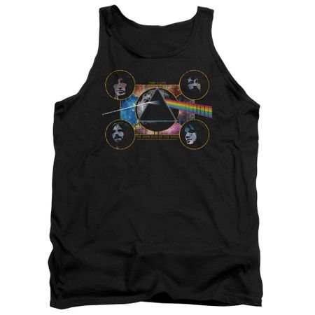 Pink Floyd Tank Top Dark Side Heads Black Tanktop