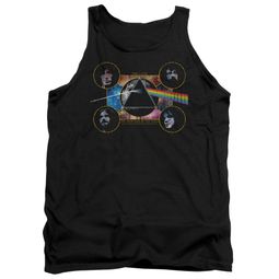 Pink Floyd Tank Top Dark Side Heads Black Tanktop