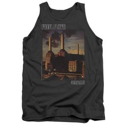 Pink Floyd Tank Top Faded Animals Charcoal Tanktop