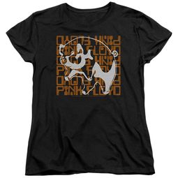 Pink Floyd Womens Shirt Pig Black T-Shirt Pink Floyd Womens Shirt Pig Black T-Shirt