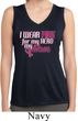 Pink for My Hero Ladies Sleeveless Moisture Wicking Shirt