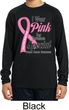 Pink For Someone Special Kids Dry Wicking Long Sleeve Shirt