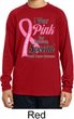 Pink For Someone Special Kids Dry Wicking Long Sleeve Shirt