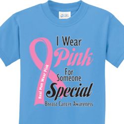 Pink For Someone Special Kids Shirts